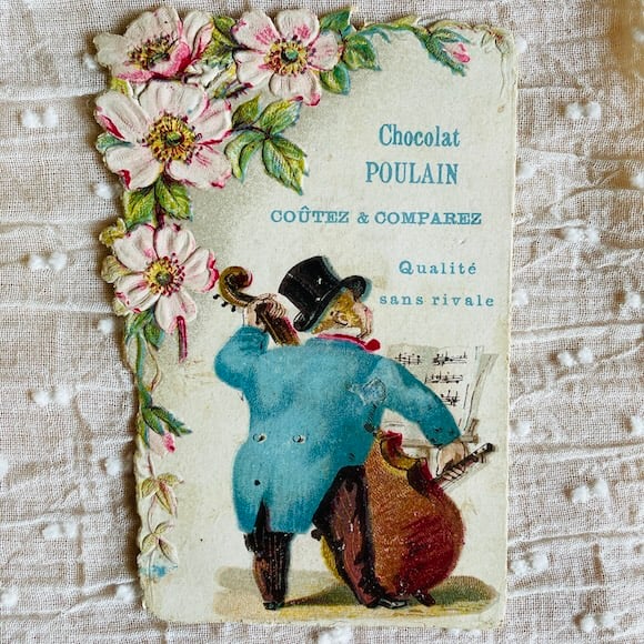 フランスアンティーク クロモス クロモカード CHOCOLAT POULAIN [ch043]