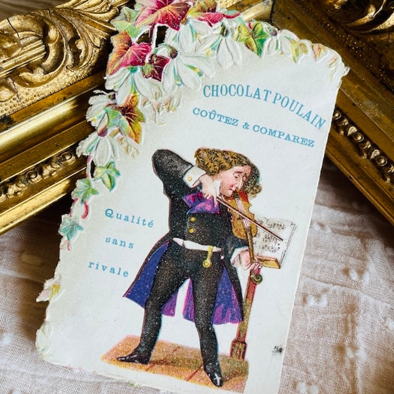 まとめ売り クロモカード ジャンクジャーナル フランス アンティーク フランスアンティーク クロモス クロモカード CHOCOLAT POULAIN [ch042]