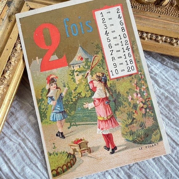 フランスアンティーク クロモス・クロモカード 九九 [ch010] | shanachie