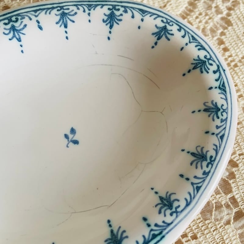 フランス ムスティエ窯の小さなプレート [a022] | shanachie