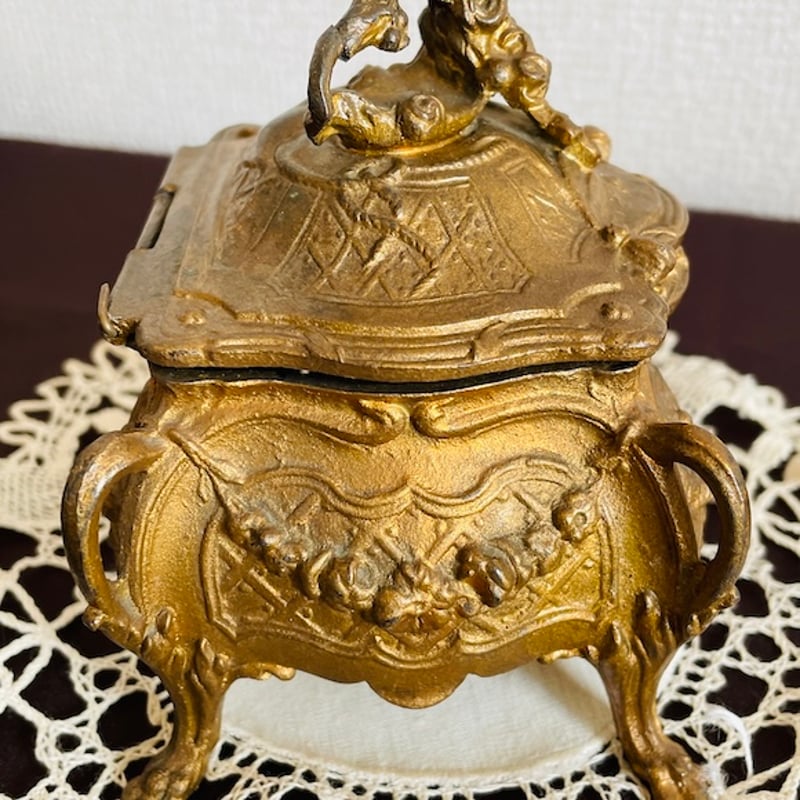 フランスアンティーク 猫脚のジュエリーボックス [a003] | shanachie