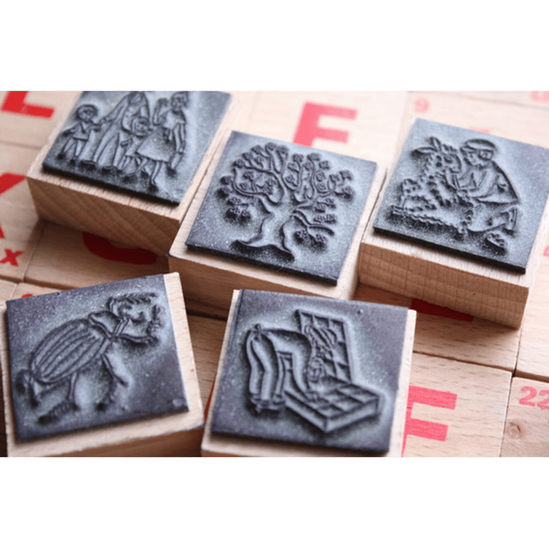 フランス アンティークスタンプ フェルナンナタン 春のセット [t014