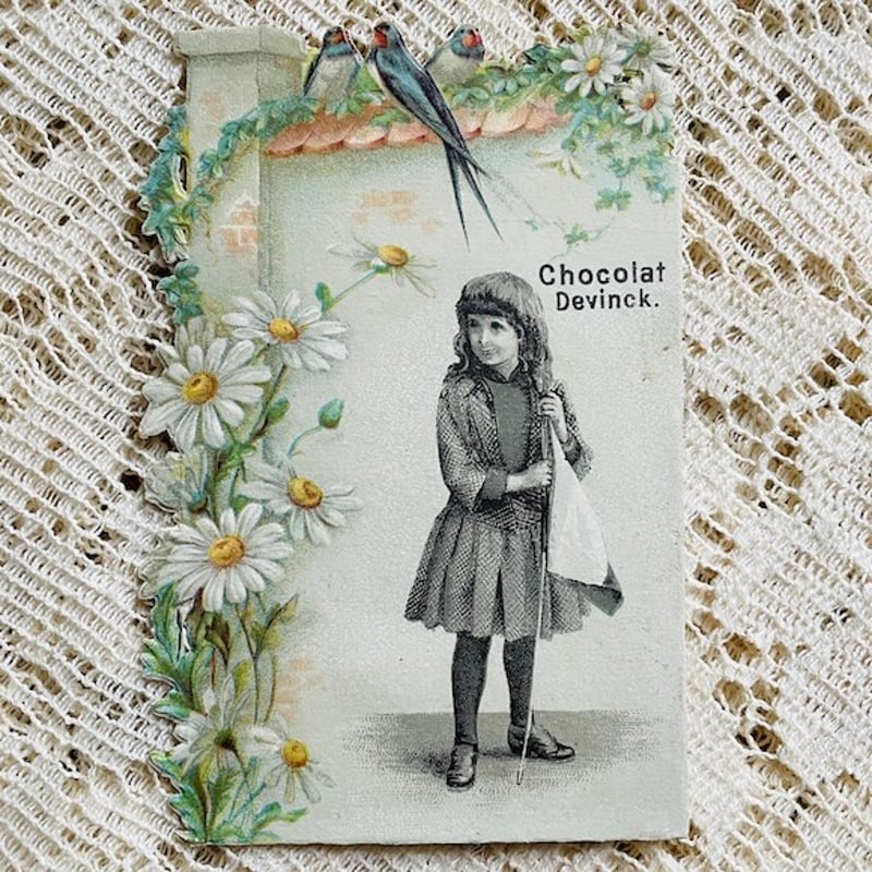 フランスアンティーク クロモス クロモカード CHOCOLAT DEVINCK [ch002-