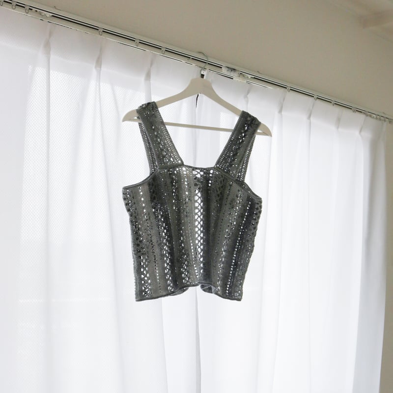 DL編み図]レーシーなクロシェビスチェ／crochet／p.5 | 112_STORES店