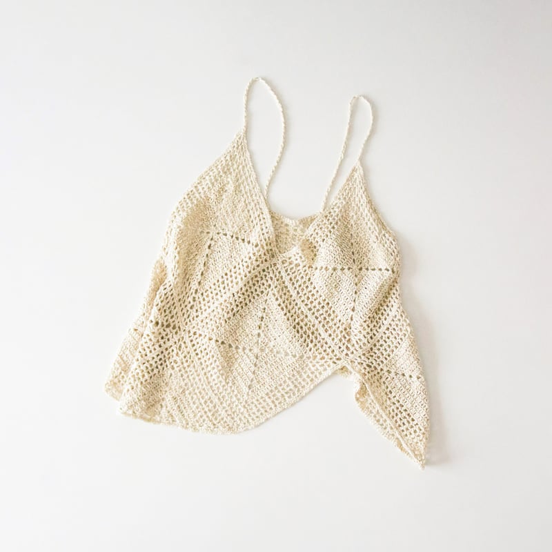 DL編み図］プレイフルなクロシェキャミ／crochet／p.6 | 112_STORES店