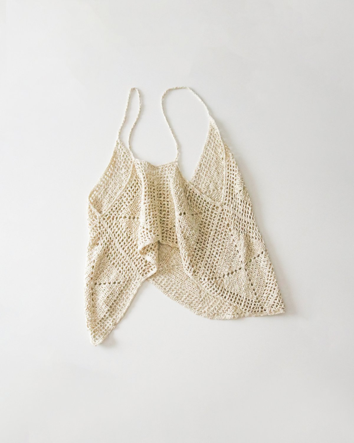 6(ROKU) ロク クロシェ かぎ編み ホルターネック　アメスリキャミ 6(ROKU) ロク クロシェ かぎ編み ホルターネック アメスリキャミ