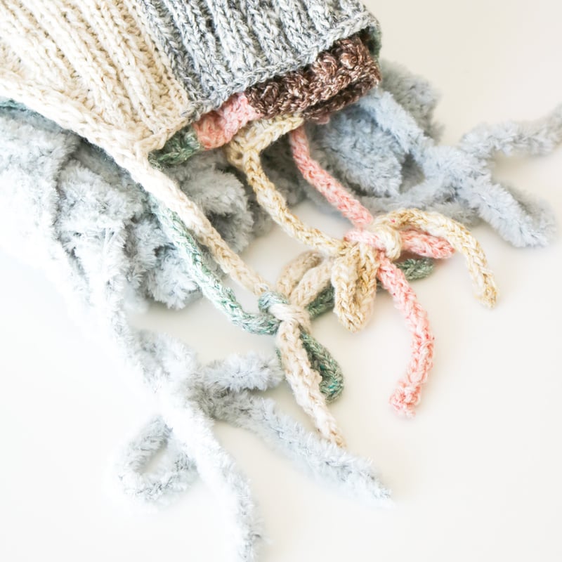 DL編み図］ブロックつなぎのリボンキャミソール／knitting ／10p | 112