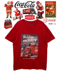 Coca-Cola　Holidays Are Coming　L　赤　UK古着