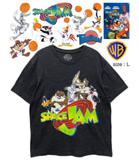 SPACE JAM　Tシャツ　L　ダークグレー　USA古着