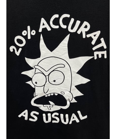 Rick and Morty　Tシャツ　XL　黒　USA古着