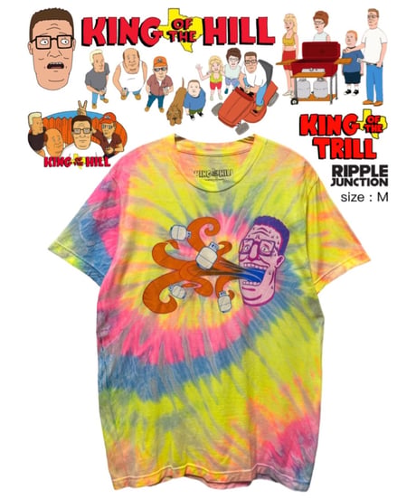 KING OF THE HILL　Tシャツ　M　ダイタイ柄　USA古着