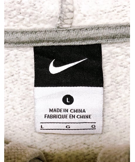 NIKE　Football　パーカー　L　霜降り　グレー　FRA古着