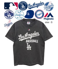 MLB　Los Angeles Dodgers　Tシャツ　S　グレー　USA古着