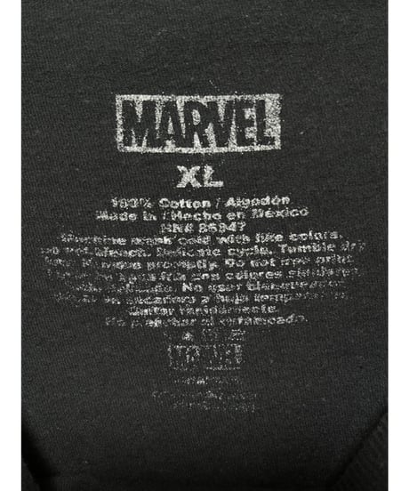 MARVEL　Tシャツ　XL　黒　USA古着
