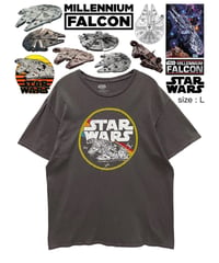 Millennium Falcon　Tシャツ　L　グレージュ　USA古着