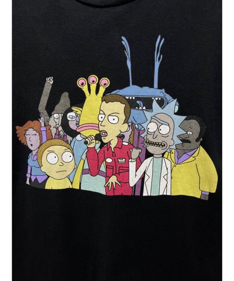 Rick and Morty　Logic　Tシャツ　Ｌ　黒　USA古着