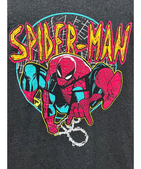 SPIDER-MAN　Tシャツ　M　ダークグレー　USA古着