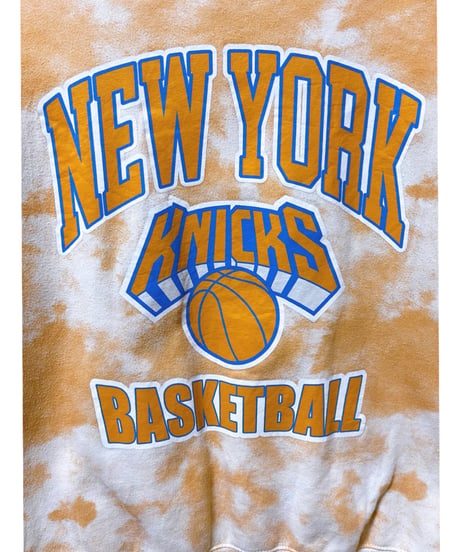 NBA　New York Knicks　スウェット　M　ダイタイ柄　USA古着