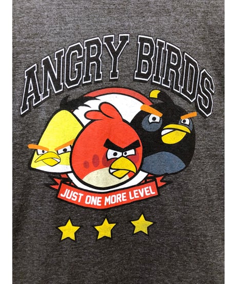 Angry Birds　Tシャツ　M　グレー　USA古着