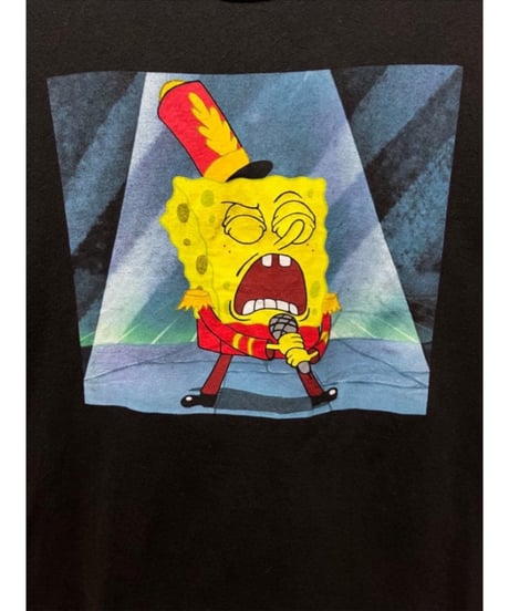 Sponge Bob　Sweet Victory 　Tシャツ　XＬ　黒　US古着