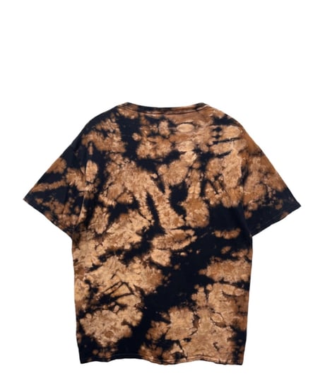MARVEL　Tシャツ　L 　黒 × 茶色 × ベージュ　ダイタイ柄　USA古着