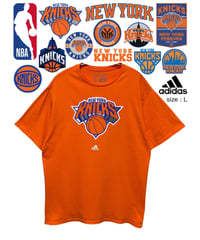 NBA　New York Knicks　Tシャツ　L　オレンジ　USA古着