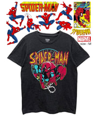 SPIDER-MAN　Tシャツ　M　ダークグレー　USA古着