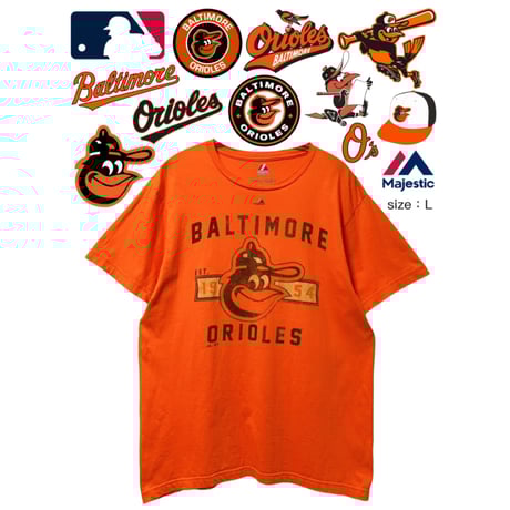 90年代　MLB ボルチモア オリオールズ　サテンジャンパー　Lサイズ 90年代 MLB ボルチモア オリオールズ サテンジャンパー Lサイズ