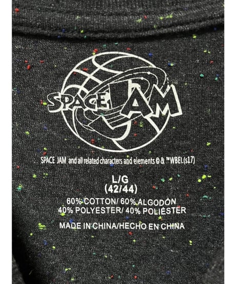 SPACE JAM　Tシャツ　L　ダークグレー　USA古着