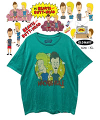 MTV　Beavis and Butt-Head　XL　緑　USA古着
