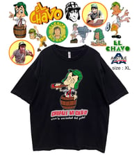 El Chavo　Tシャツ　XL　黒　USA古着