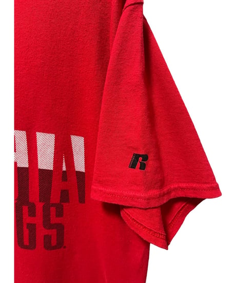 NCAA　GEORGIA BULLDOGS　Tシャツ　M　赤　USA古着