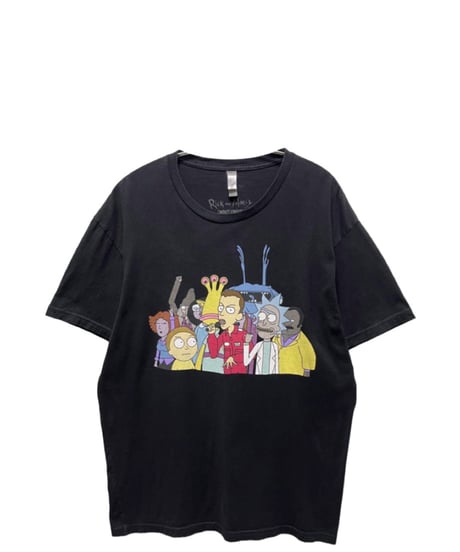 Rick and Morty　Logic　Tシャツ　Ｌ　黒　USA古着