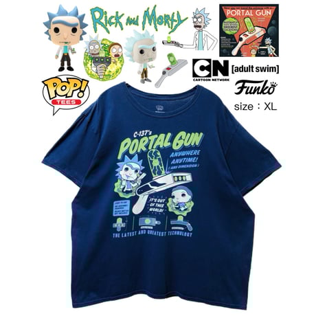 【US規格】希少 Rick AND Morty Tシャツ ネイビー 紺 2XL US規格】希少 Rick AND Morty Tシャツ ネイビー 紺 2XL - メルカリ