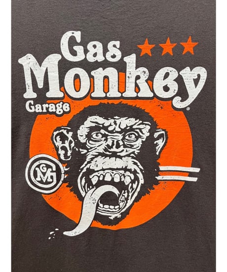 Gas Monkey Garage　Tシャツ　XL　茶色　USA古着
