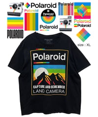 Polaroid　Tシャツ　XL　黒　USA古着