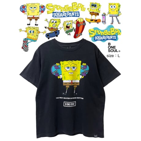 タイムセール【レア／インポート古着】スポンジボブ ジャケット kids】JH DESIGN ジェフハミルトン レーシングジャケット スポンジボブ