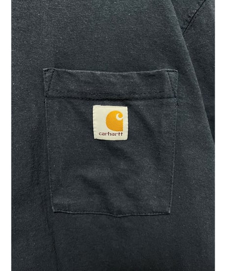 Carhartt　長袖Tシャツ　XL　紺　USA古着