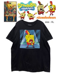 Sponge Bob　Sweet Victory 　Tシャツ　XＬ　黒　US古着