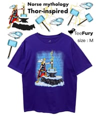 Norse Mythology Thor-inspired　M　紫　USA古着