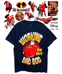 THE INCREDIBLES　Tシャツ　M　紺　USA古着