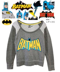 BATMAN　スエット　レディスS 　グレー　USA古着