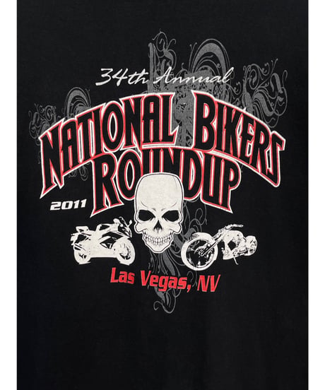 National Bikers Roundup Las Vegas　L　US古着