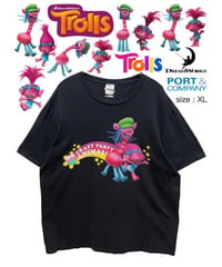Trolls　Poppy ＆ Cooper　Tシャツ　XL　黒　USA古着