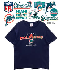NFL　Miami Dolphins　Tシャツ　M　紺　USA古着