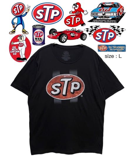 STP　Tシャツ　L　黒　USA古着