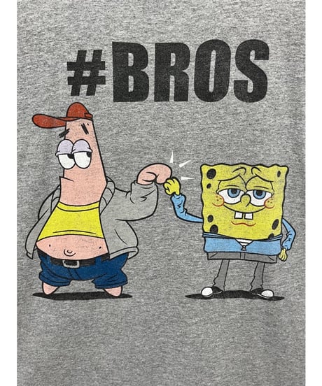 Sponge Bob　Patrick Star　Tシャツ　L　グレー　USA古着