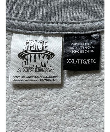 SPACE JAM　 スウェット　レディス2XL　グレー　USA古着