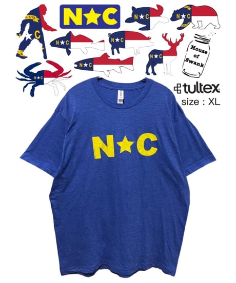 House of Swank　North Carolina　XL　青　USA古着