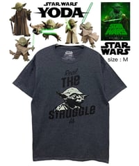 STAR WARS　YODA　Tシャツ　M　グレー　USA古着